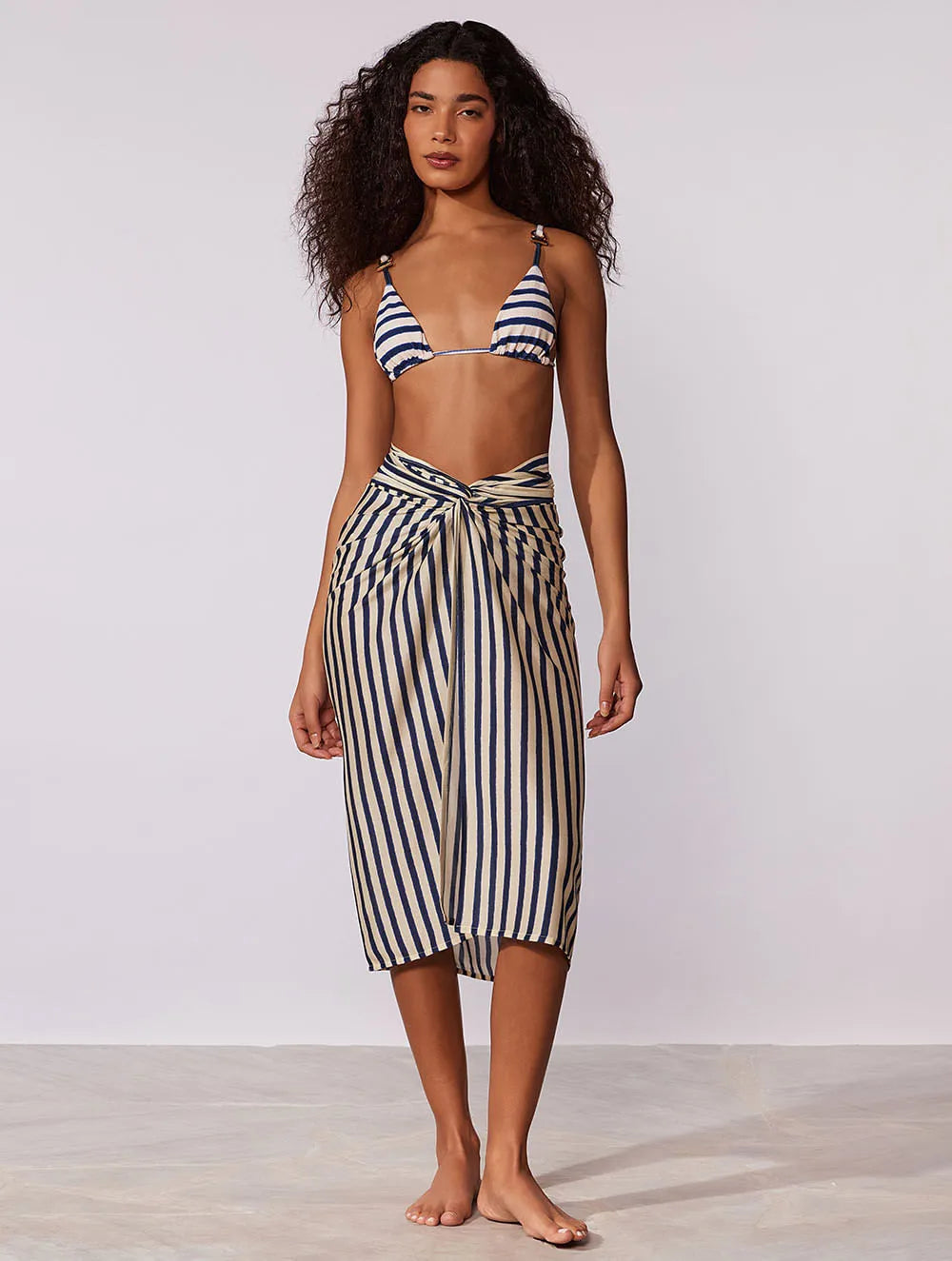 Parêo Estampado Navy