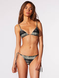 Top Cortininha + Tanga Amarradinha Estampada Eclipse