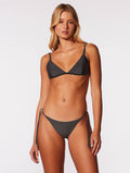 Top Triângulo + Tanga Amarradinha Lisa Bruma