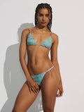 Top Cortininha + Tanga Lateral Estreita Estampada Lumi